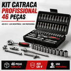 Furadeira de Impacto Brushless 21V com 2 Baterias e Kit 46 Peças