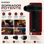 Soprador de Ar Mini Turbo Portátil USB Sem Fio Recarregável para Limpeza e Inflar DUOSEG