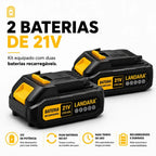 Soprador De Ar Eletrico Automotivo Folhas Potente Turbo 350W Com 2 Baterias 160000 RPM De Potencia Sem Fio Recarregavel Multiuso Landara
